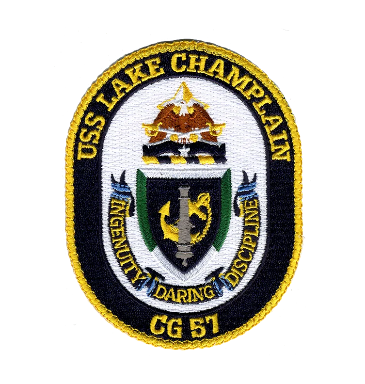 USS Lake Champlain CG 57 Iron Patch