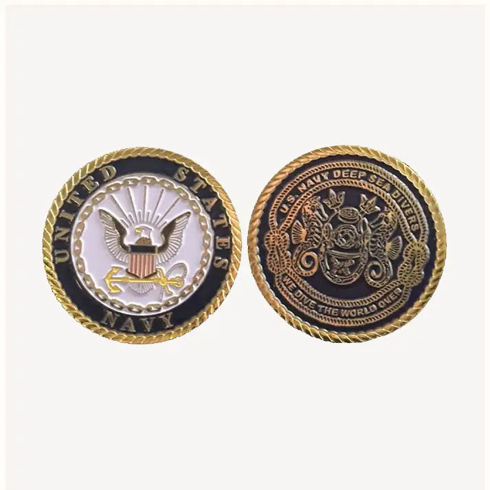 Deep Sea Diver Challenge Coin
