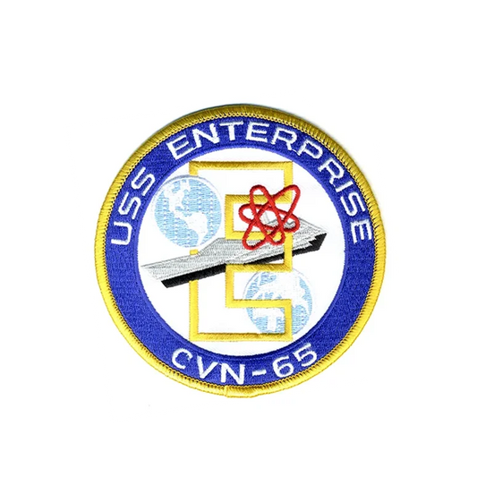 USS Enterprise CVN-65 Iron On Patch