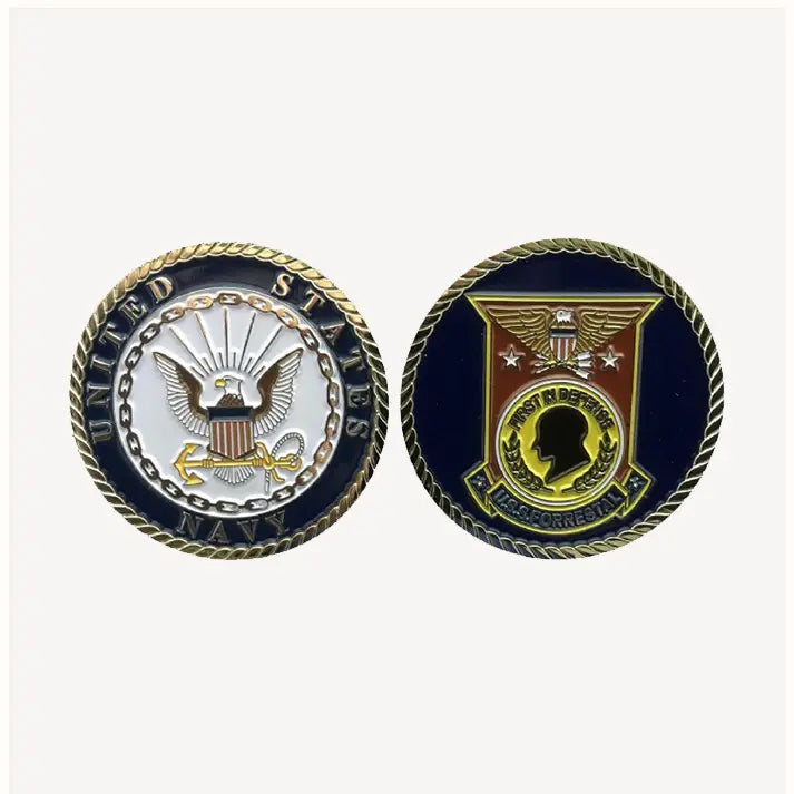 USS Forrestal CV-59 Enlsited Challenge Coin