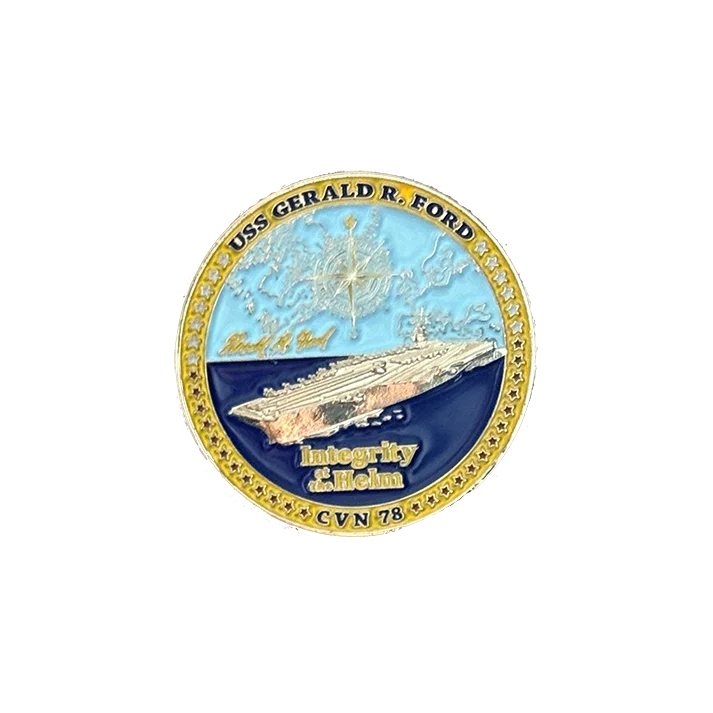 USS Gearld Ford CVN 78 Pin