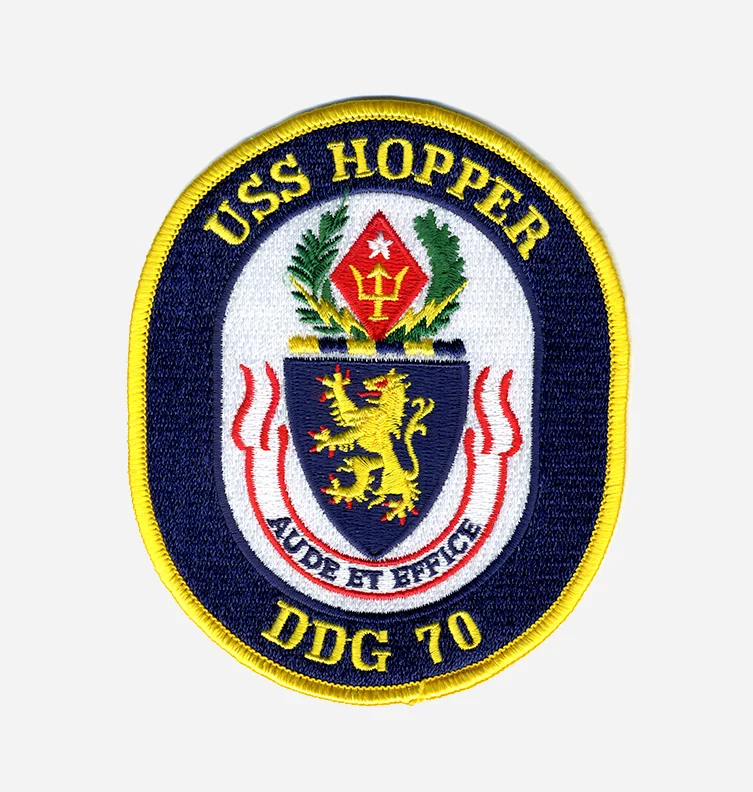 USS Hopper DDG 70 Iron Patch
