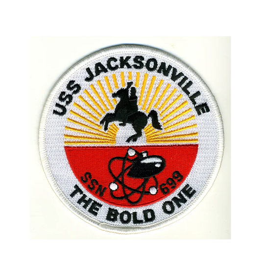 USS Jacksonville SSN 699 Iron On Patch