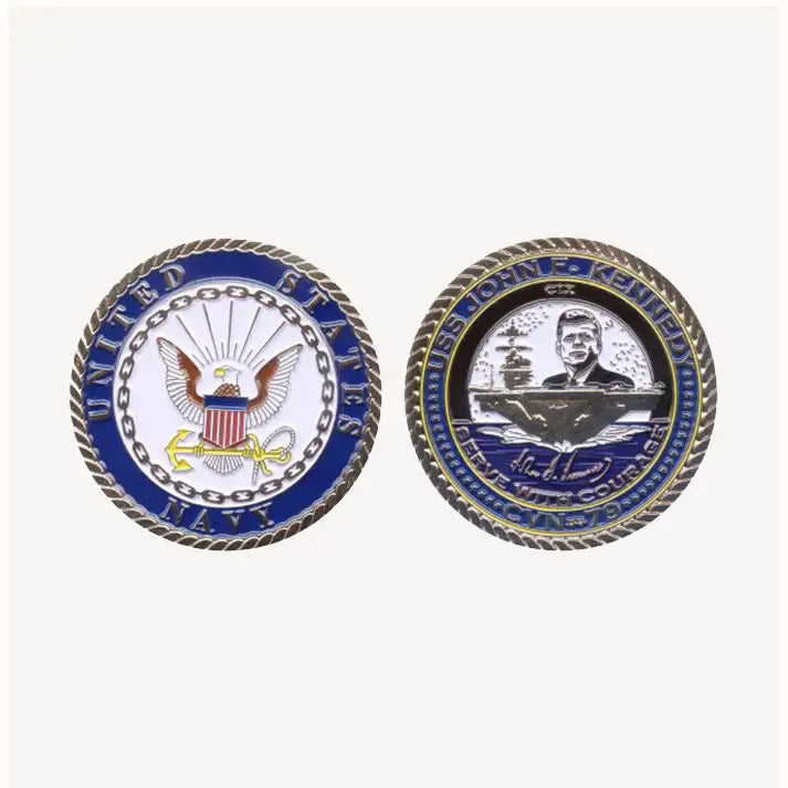 USS John F. Kennedy CVN-79 (Enlisted) Challenge Coin