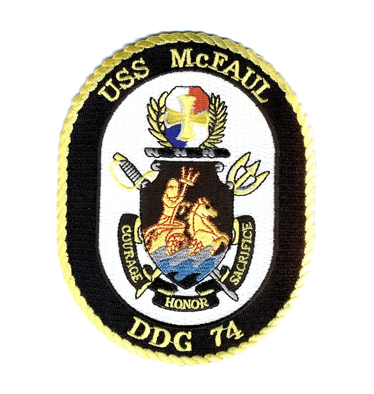 USS McFaul DDG 74 Iron Patch