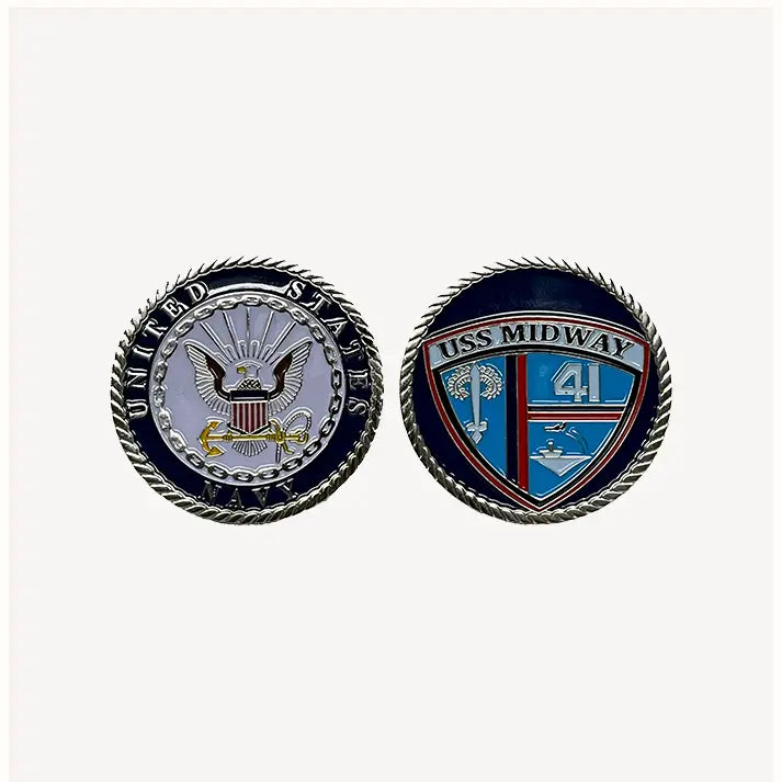 USS Midway CV-41 Enlisted Challenge Coin