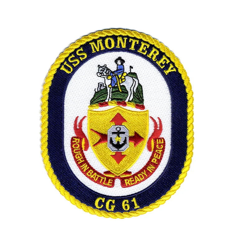USS Monterey CG 61 Iron On Patch