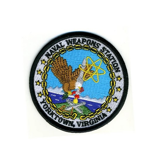 Naval Weapons Station Yorktown, Virginia Iron On Patch