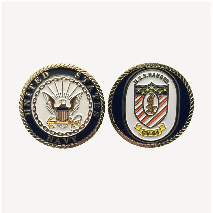 USS Ranger CV-61 Enlisted Challenge Coin