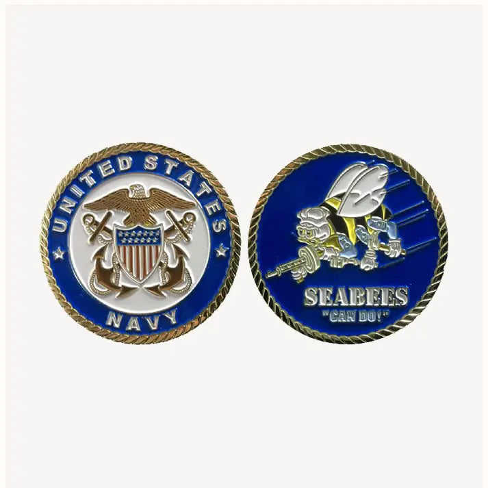 SeaBee Can Do Officer Challenge Coin