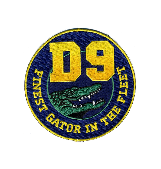 D9 Finest Gator in the Fleet Iron Patch