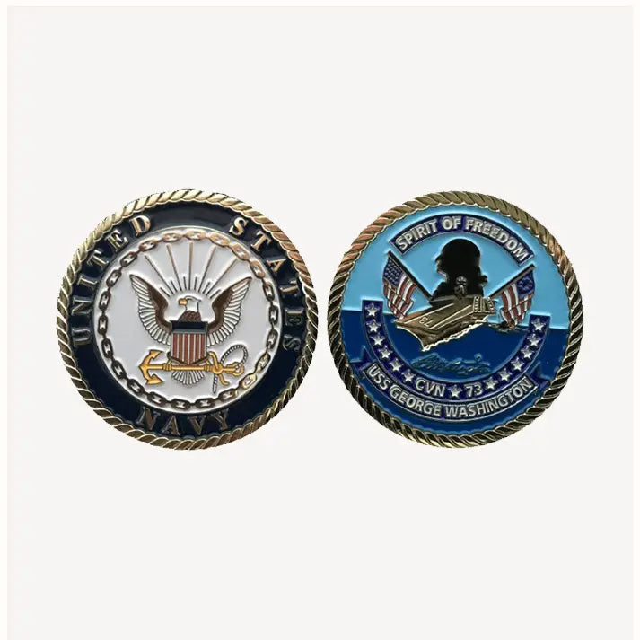 USS George Washington CVN-73 Enlisted Challenge Coin