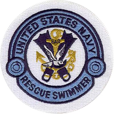US Navy Rescue Swimmer Iron On Patch