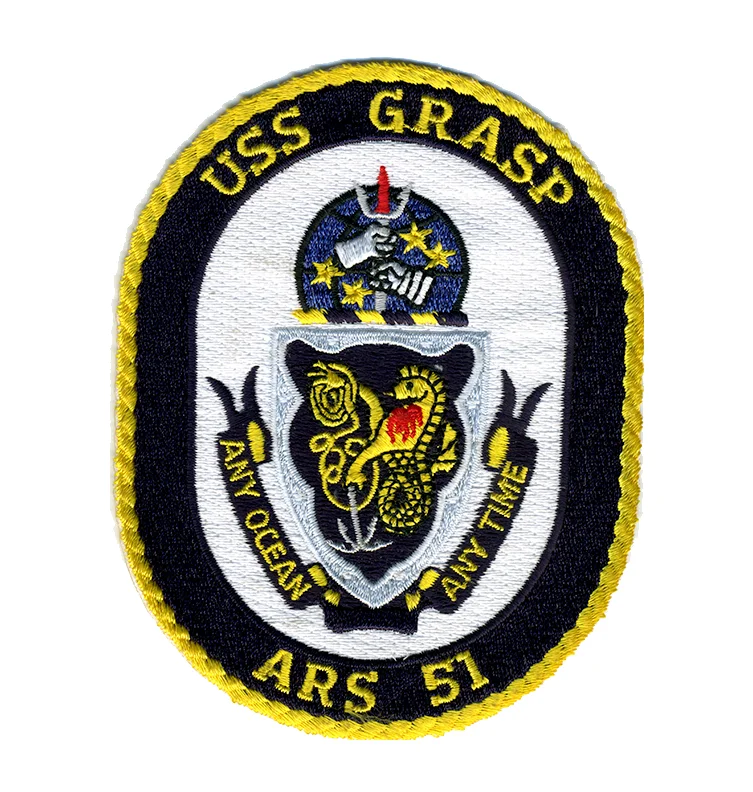 USS Grasp ARS 51 Iron On Patch