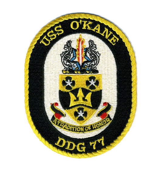USS O'Kane DDG 77 Iron On Patch