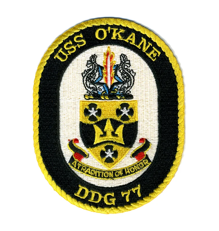 USS O'Kane DDG 77 Iron On Patch
