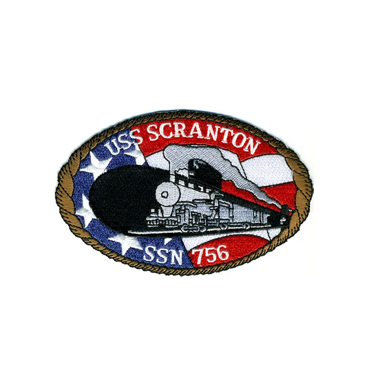 USS Scranton SSN 756 Iron On Patch
