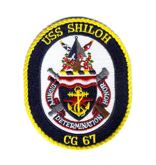 USS Shiloh CG 67 Iron On Patch