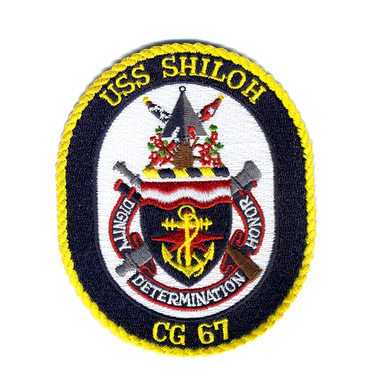 USS Shiloh CG 67 Iron On Patch