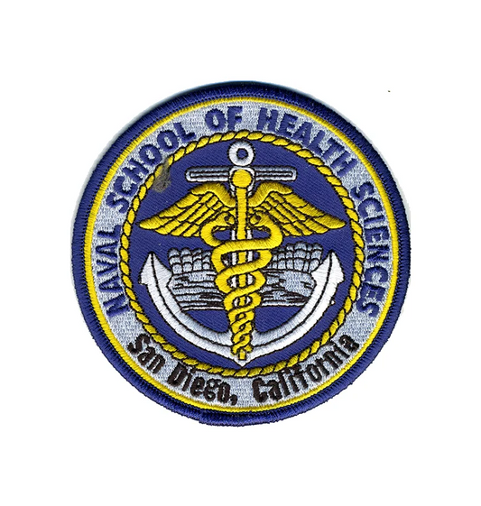 Naval School of Health Science San Diego, California Iron On Patch