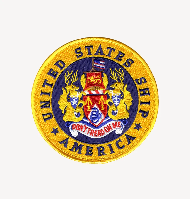 United States Ship America Iron On Patch
