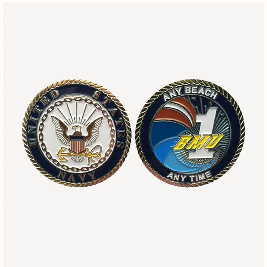 Beachmaster Unit 1 Challenge Coin (Enlisted Version)