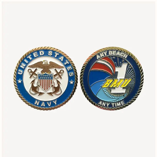 Beachmaster Unit 1 Challenge Coin (Officer Version)