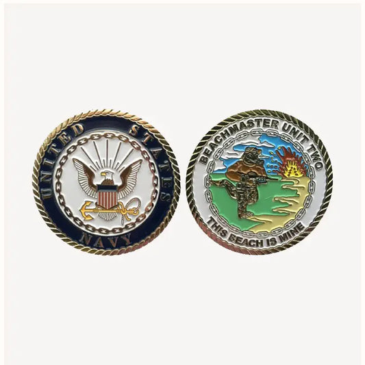 Beachmaster Unit 2 Challenge Coin (Enlisted Version)