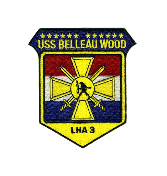 USS Belleau Wood LHA 3 Iron Patch