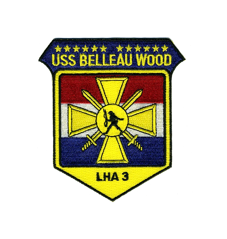 USS Belleau Wood LHA 3 Iron Patch
