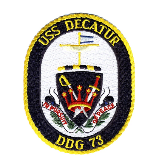 USS Decatur DDG 73 Iron On Patch