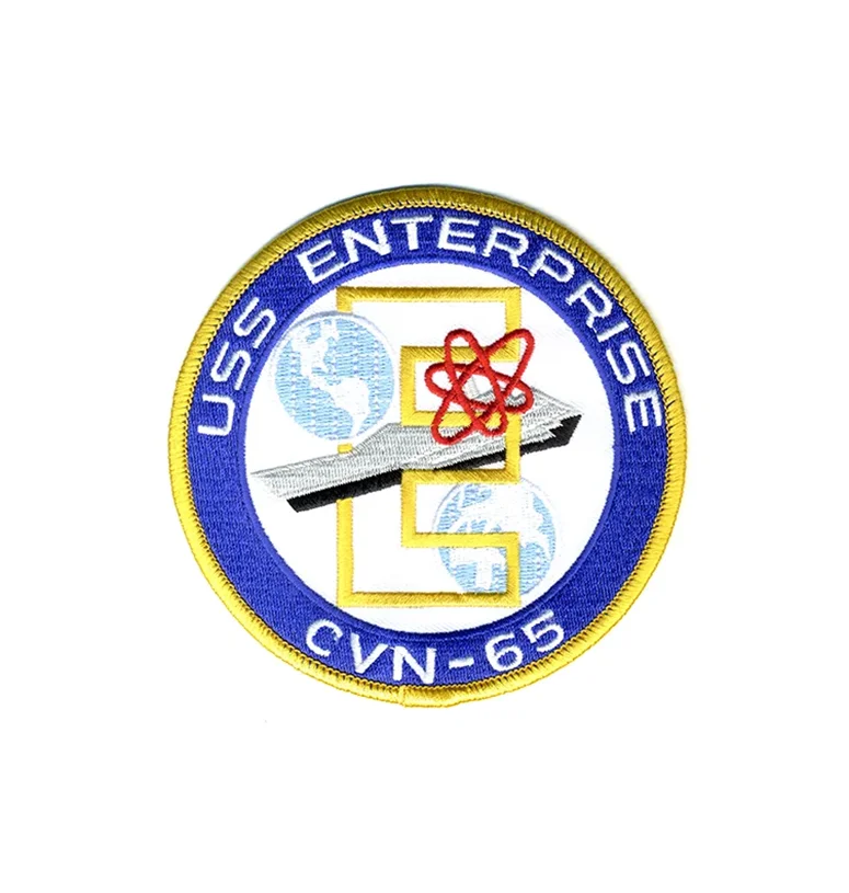 USS Enterprise CVN-65 Iron On Patch