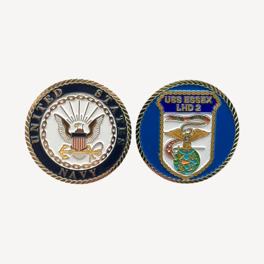 USS Essex LHD 2 Challenge Coin (Enlisted Version)