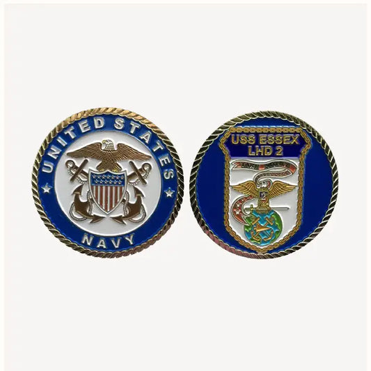 USS Essex LHD 2 Challenge Coin (Officer Version)