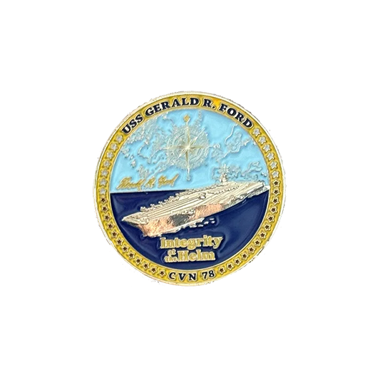 USS Gearld Ford CVN 78 Pin