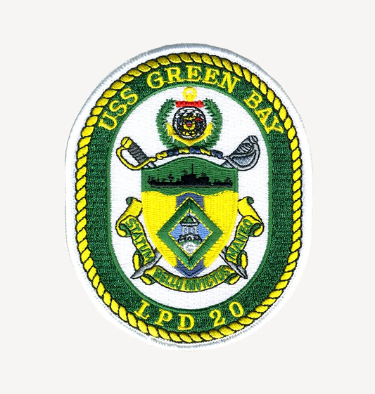 USS Green Bay LPD 20 Iron On Patch