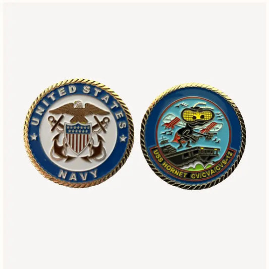 USS Hornet CV/CVA/CVS 12 Challenge Coin (Officer Version)