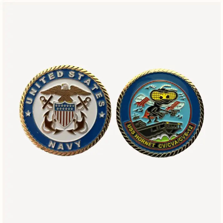 USS Hornet CV/CVA/CVS 12 Challenge Coin (Officer Version)