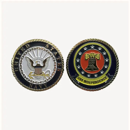 USS Independence CV 62 Challenge Coin (Enlisted Version)