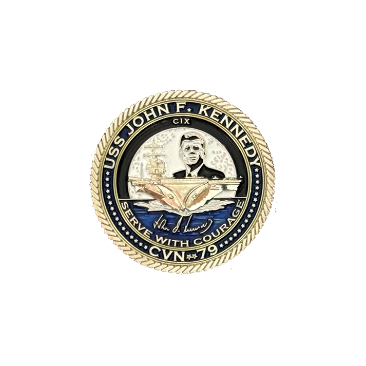 USS John F. Kennedy CVN 79 Pin