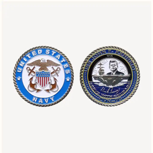USS John F. Kennedy CVN-79 (Officer) Challenge Coin