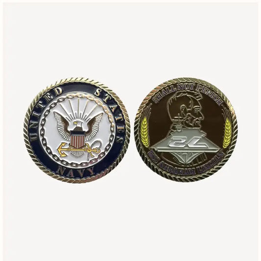 USS Abraham Lincoln CVN 72 Challenge Coin (Enlisted Version)