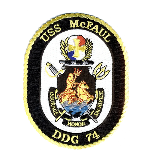 USS McFaul DDG 74 Iron Patch