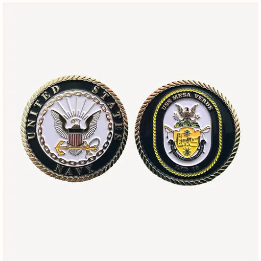 USS Mesa Verde LPD 19 Challenge Coin (Enlisted Version)