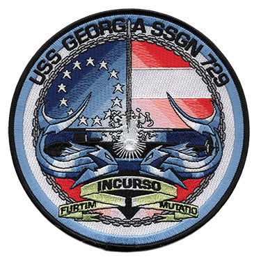 USS Georgia SSGN 729 Iron On Patch