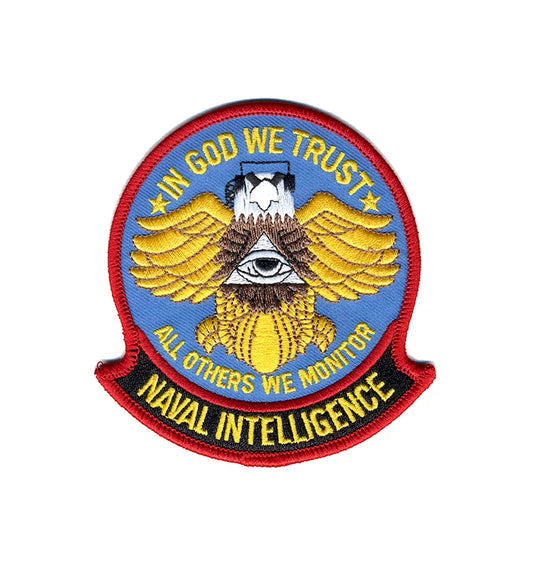 Naval Intelligence Iron On Patch