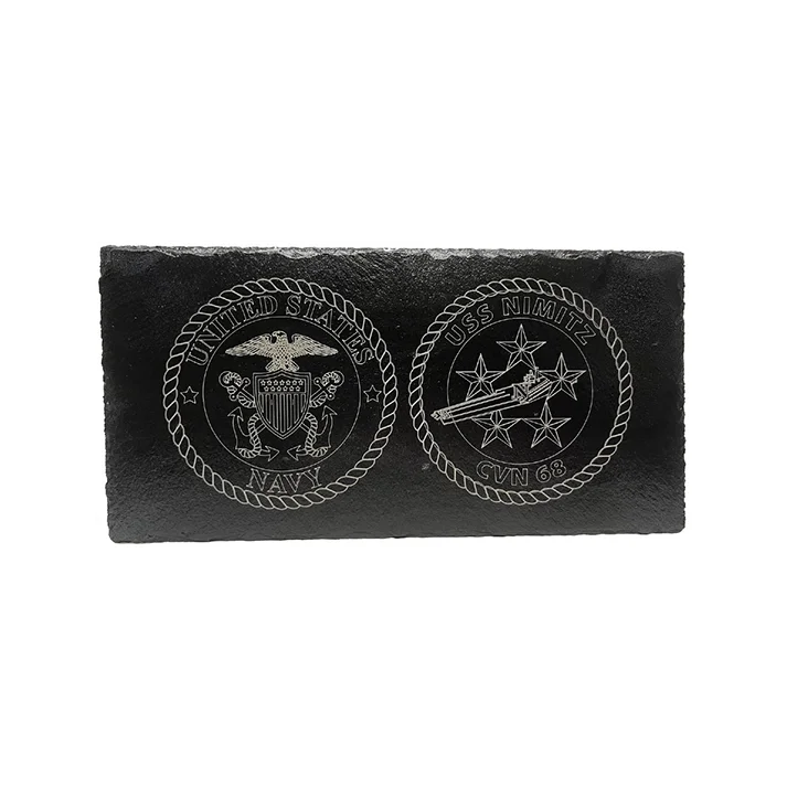 USS Nimitz CVN 68 Slate Plaque (Officer)