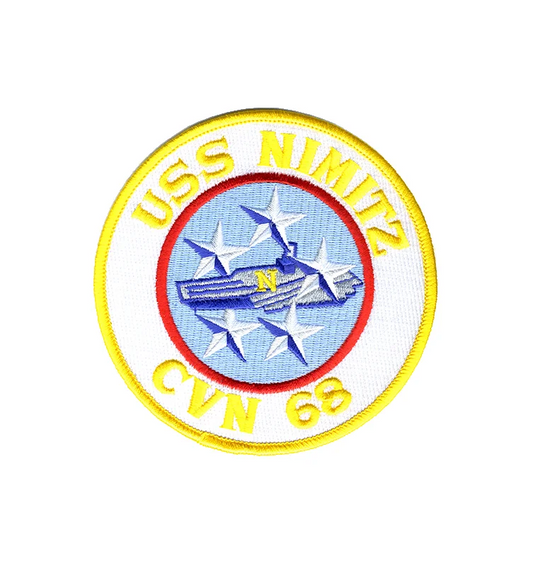 USS Nimitz CVN 68 Iron on Patch