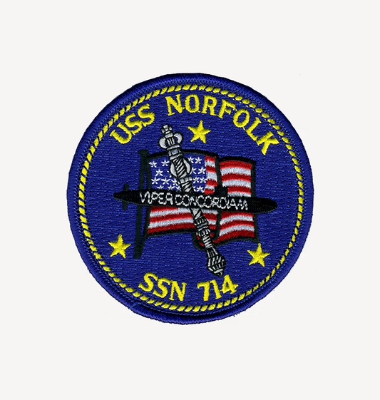 USS Norfolk SSN 714 Iron Patch