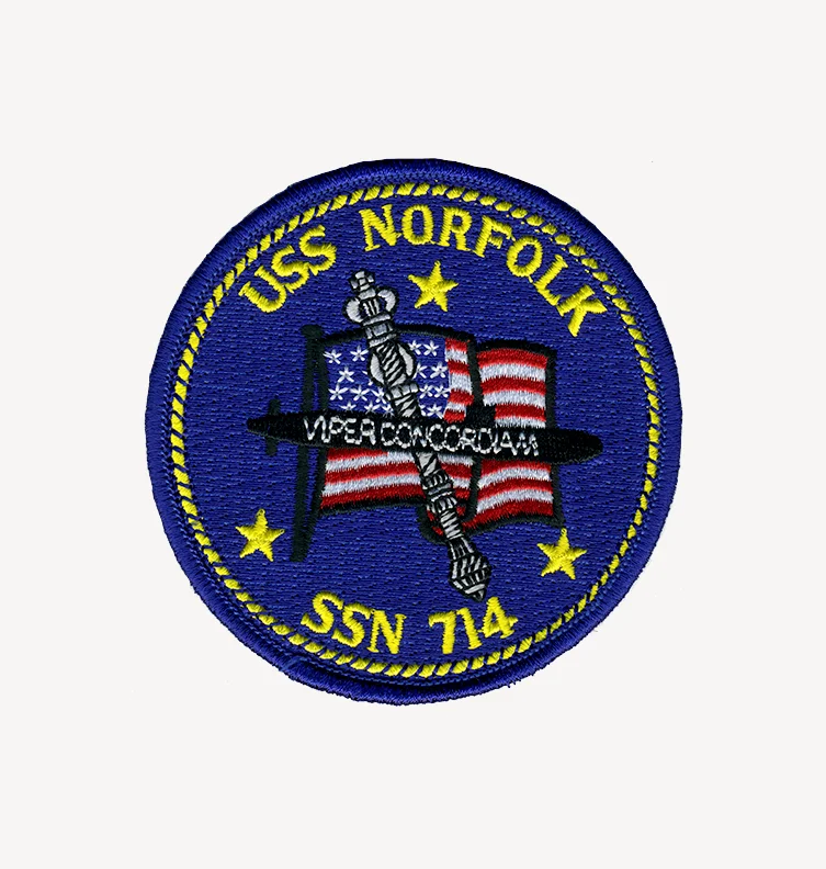 USS Norfolk SSN 714 Iron Patch